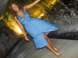 MODEL STATS Model is wearing a medium Height: 5.8" Bust:36" / Waist:26" / Hips:40"
