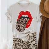 Leopard Rocker Tee Shirt